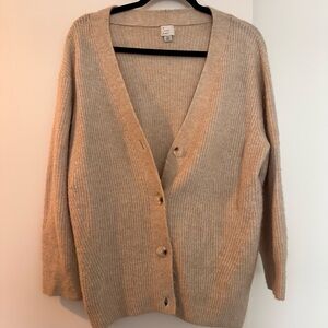a new day Women's Tan Cardigan Sweater